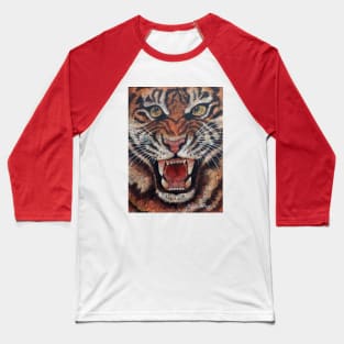 Tiger face Baseball T-Shirt